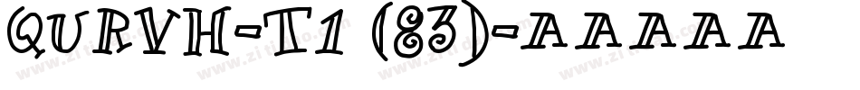QURVH-T1 (83)字体转换